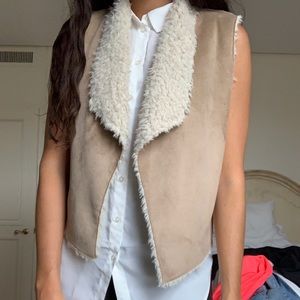 suede vest by velvet